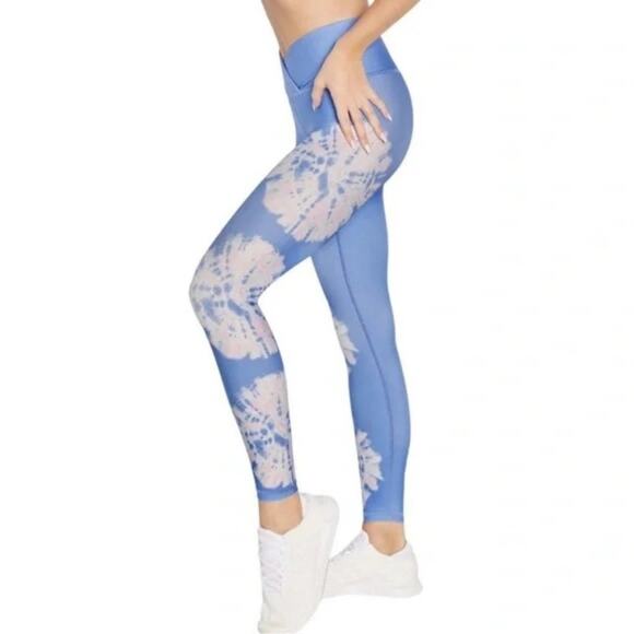 Wildfox Periwinkle Wedgewood High Waist Maci 7/8 Leggings Sz M NWT - Picture 1 of 11